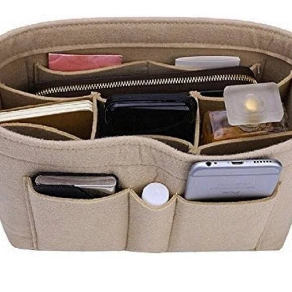 ZTUJO Purse Organizer Insert, Felt Bag Organizer For Handbag Purse Organizer LG - Picture 7 of 9